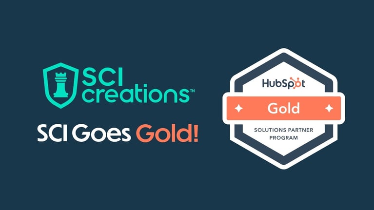 SCI Creations Becomes a HubSpot Gold Solutions Partner